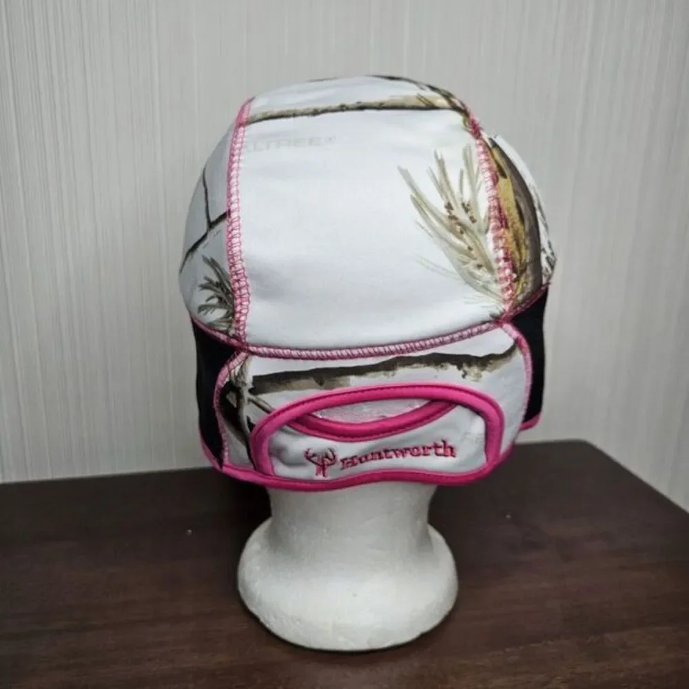 Realtree Huntworth Beanie Skull Cap Womens Camoflauge Ponytail Hole - Picture 4 of 9